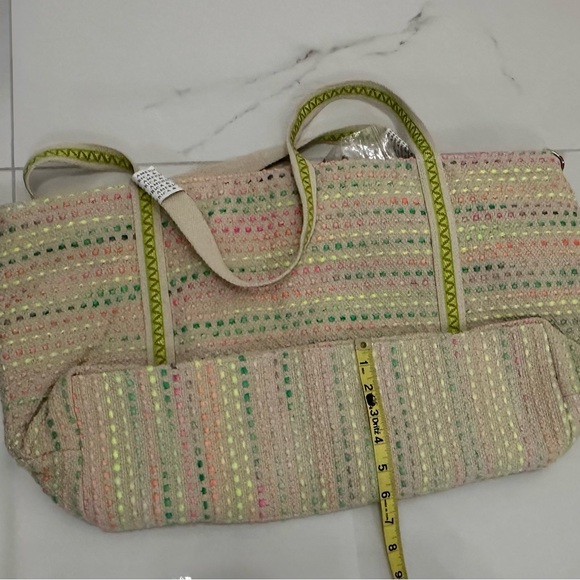 AMERICA & BEYOND Alex Embellished Hand Beaded Tote, NWT, Orig. $178 - Picture 15 of 16